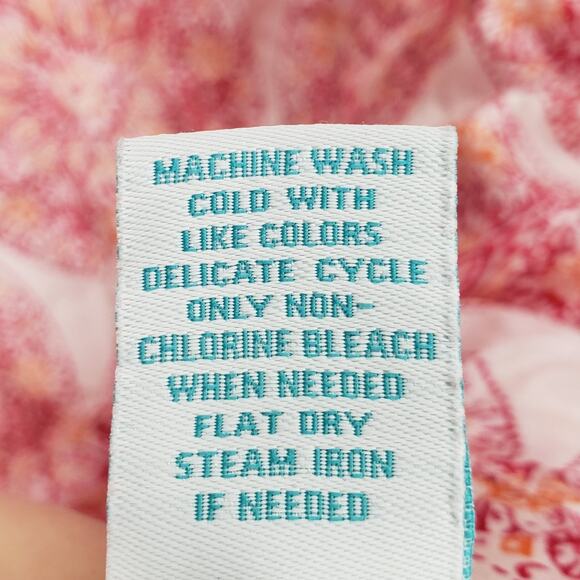 Calypso St. Barth for Target Women's 100%Silk Medallion Print Blouse Size XL - Picture 6 of 10